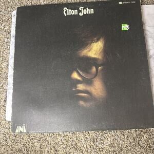 Elton John - Self Titled Vinyl LP - 1970 First Press - UNI Records 73090